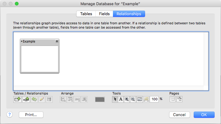 manage database relationships