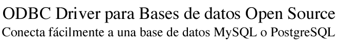 ODBC Driver for Open Source Databases